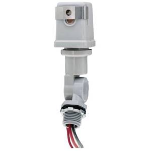 Intermatic K4236C 120-277-Volt Thermal Photocontrols With Stem And Swivel Mounting , White