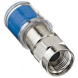 75 Ohm, 2-Piece, Ideal Electrical 89-044 OmniConn™ Coaxial Compression Connector, 3 GHz