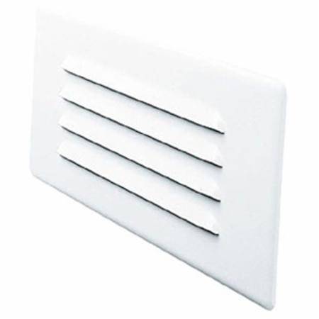 9-9/16" x 4-7/8" Acuity Brands Lighting Inc. 840-WH AccuLite™ Step Light Louver Trim White,