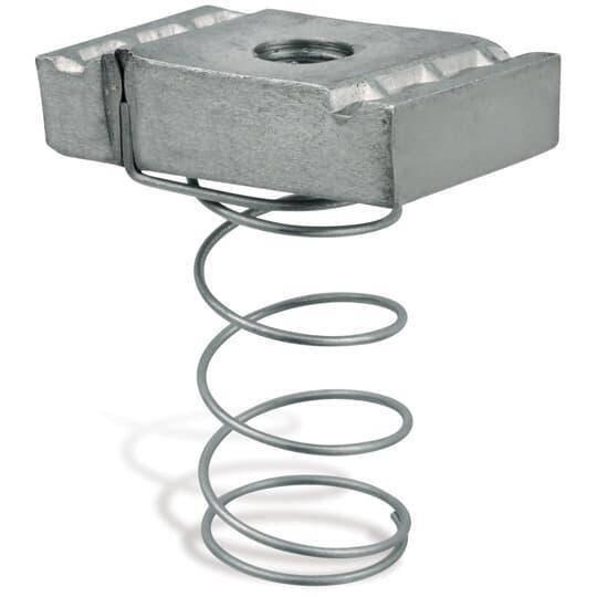 Kindorf® B-910-1/2 Self-Aligning Channel Nut, 1/2-13 Thread, 3/8 in THK, For Use With All Kindorf® Channels, Steel