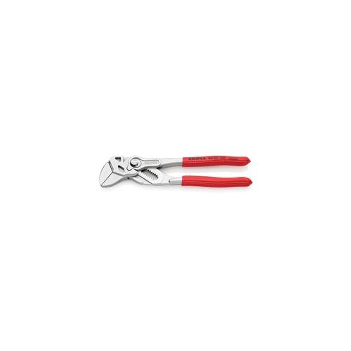 Knipex® 86 03 180 SBA Pliers Wrench, 1-3/8 in Nut Nominal, 1 in L x 7/8 in W Chrome Vanadium Steel Narrow Gripping Straight Jaw, Parallel Jaw Surface, 180 mm OAL