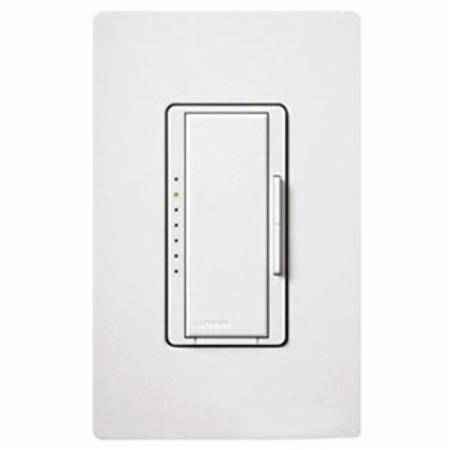 120 VAC, 150/600 W, Lutron Electronics Co. Inc. MACL-153M-WH Maestro® Dimmer Switch, Gloss White