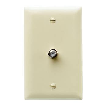 On-Q® TPCATV 1-Gang Communication Device With Wallplate, Wall Mount