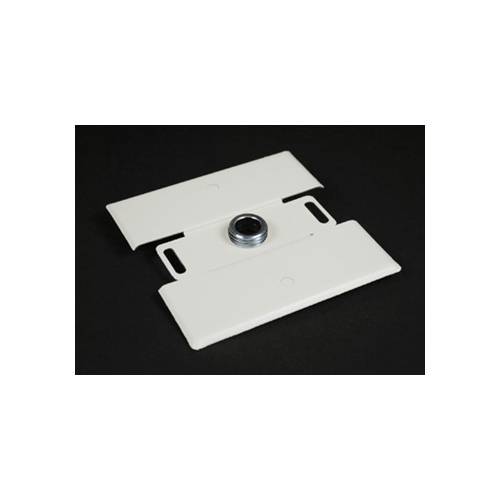 Wiremold® V2051H Flush Plate Adapter, For Use With Plugmold® 2000 Series Multi-Outlet Power Raceway, Steel, Ivory