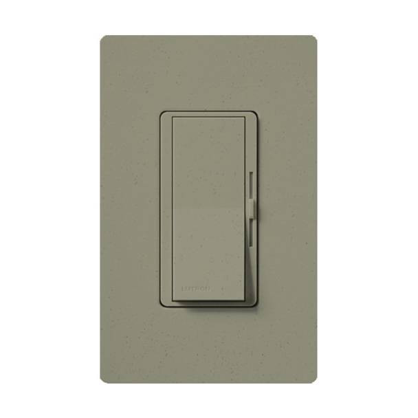 Lutron® Diva C.L® DVSCCL-153P-GB 3-Way Designer Style Dimmer Switch, 120 VAC, 1 Pole, Slide-to-Bright/Dim Operation, Greenbriar