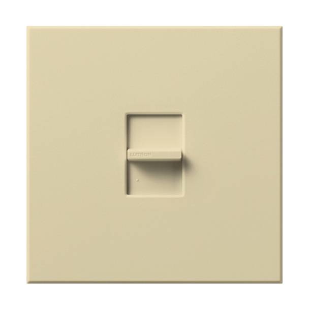 Lutron® Nova T® NT-2000-IV Architectural Style Dimmer Switch, 120 VAC, 1 Poles, Slide to Off Operation, Ivory