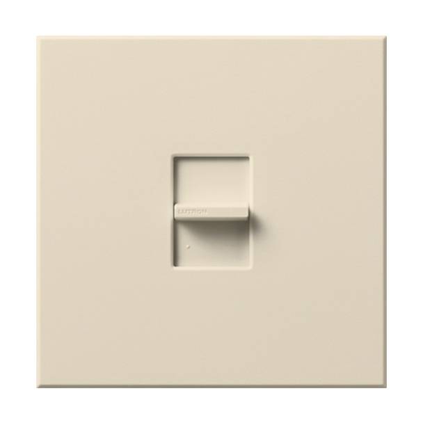 Lutron® Nova T® NT-2000-LA Architectural Style Dimmer Switch, 120 VAC, 1 Poles, Slide to Off Operation, Light Almond