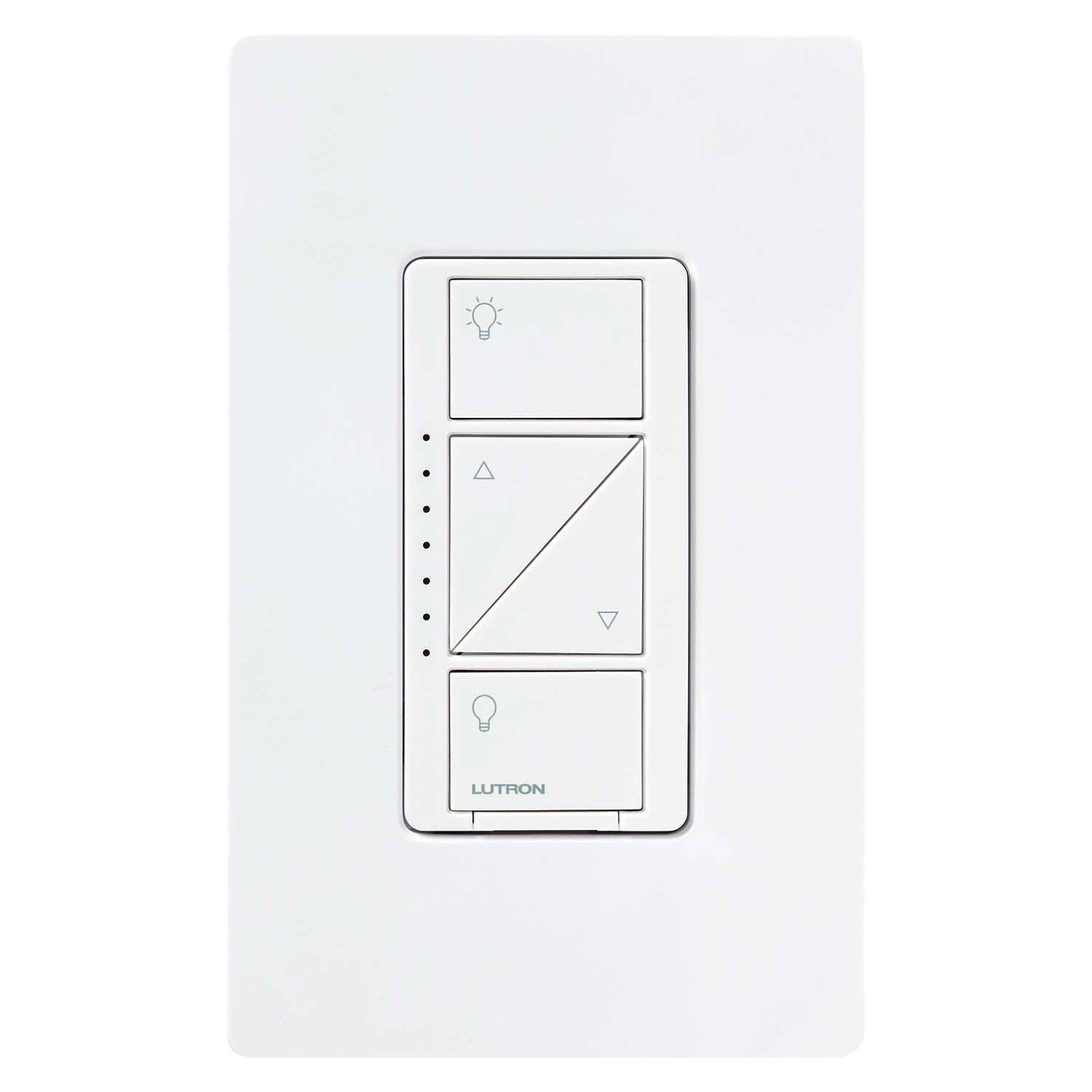 Lutron® Caseta® Wireless® PD-6WCL-WH In-Wall Dimmer With (