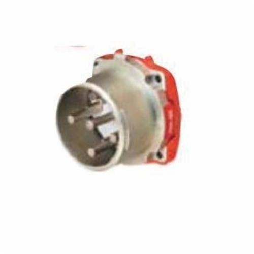 MELTRIC DECONTACTOR™ 37-68043 DS60 Switch Rated Male Inlet With Ground, 255/277/440/480 VAC, 60 A, 3 Poles, 4 Wires, Blue