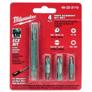 Milwaukee Tool 48-22-2110 Screwdriver Bit Set