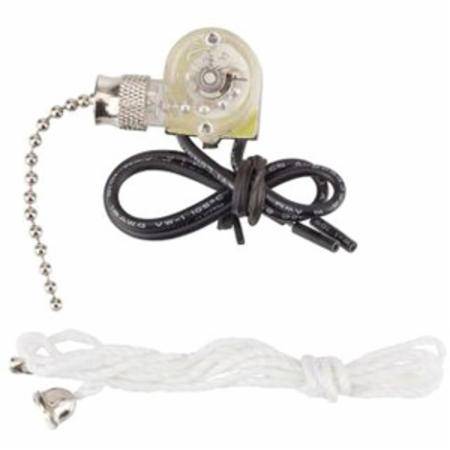 NSi Industries LLC 75102CW Pull Chain Switch