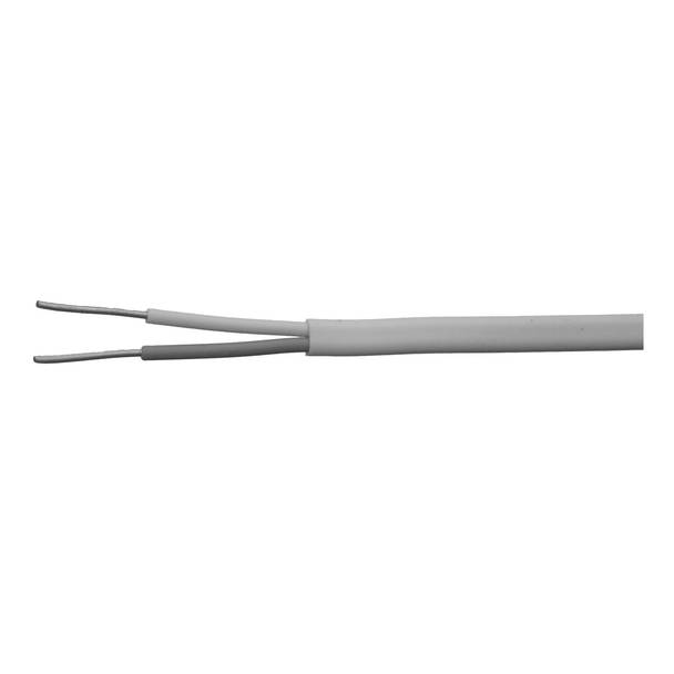 Omni Cable I11602-JX Type J/PLTC Shielded Thermocouple Cable, 300 VAC, (2) 16 AWG Solid Conductor