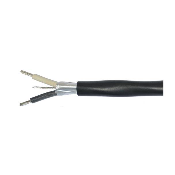 Omni Cable KT31802 Type PLTC/CL3/ITC Shielded Instrumentation Cable, 300 VAC, (1 Pair) 18 AWG Annealed Tinned Copper Conductor