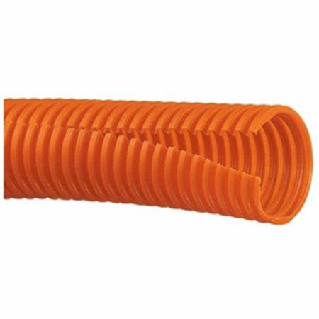 0.92" x 1.09" x 100', 1" Bundle, Panduit CLT100F-C3 Corrugated Loom Tubing, Orange