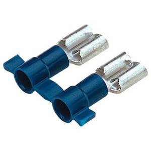 16 to 14 AWG, Panduit DV14-250B-3K Female Disconnect, Blue
