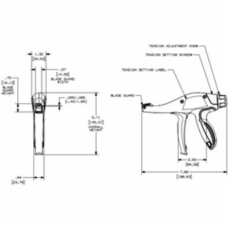 Panduit GTS-E Cable Tie Tool
