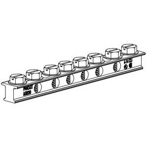 Panduit UGB2/0-414-6 StructuredGround™ Panelboard Universal Ground Bar