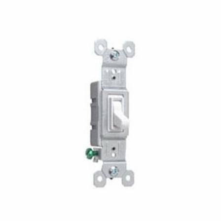 120 VAC 15 A, Legrand North America LLC 660WG TradeMaster® Toggle Switch, White