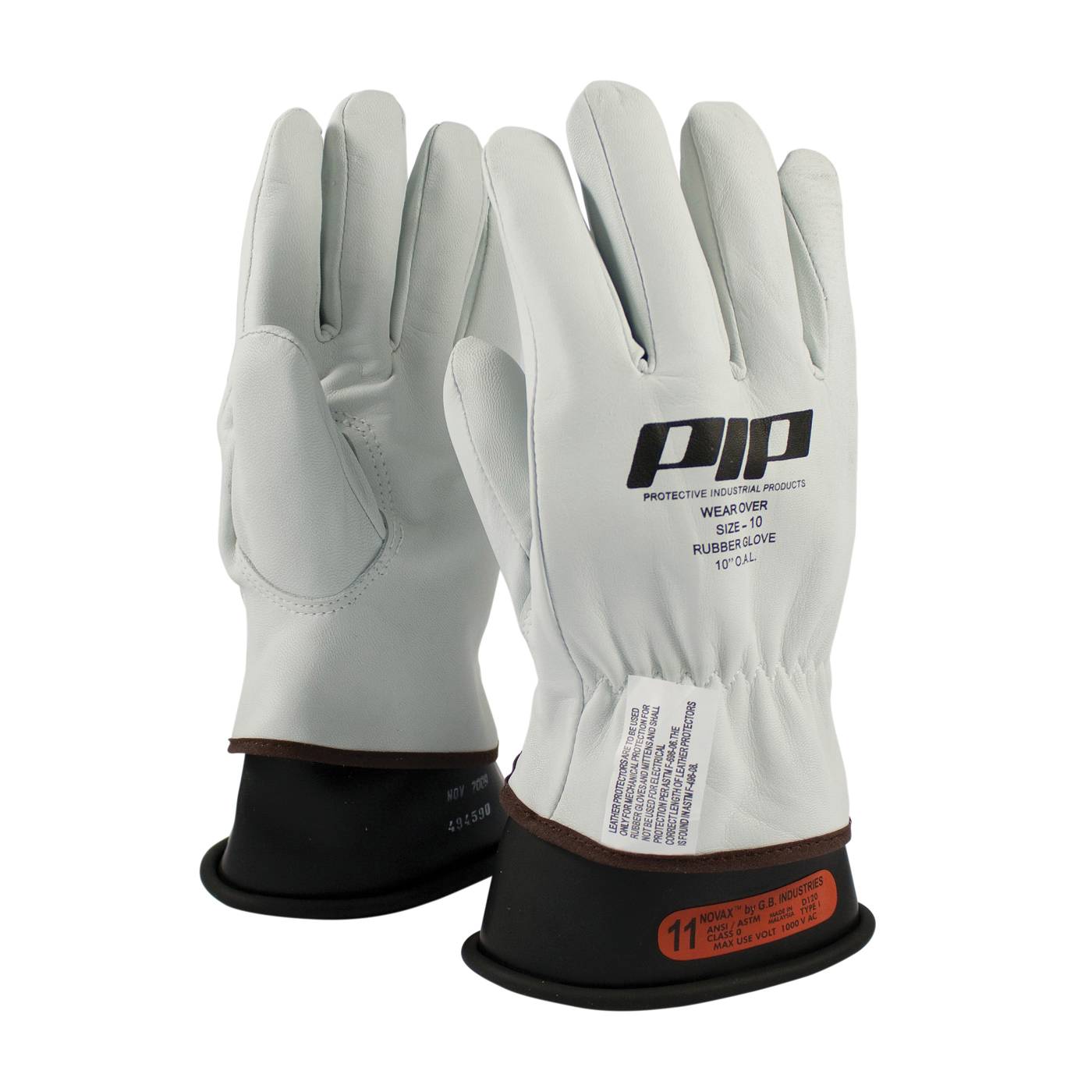 PIP® 148-1000/10 General Purpose Gloves, Drivers, SZ 10, Top Grain Goatskin Leather Palm, Top Grain Goatskin Leather, Natural, Slip-On Cuff, Uncoated Coating, Resists: Abrasion, Unlined Lining, Full Finger/Keystone Thumb (Discontinued by Manufacturer)