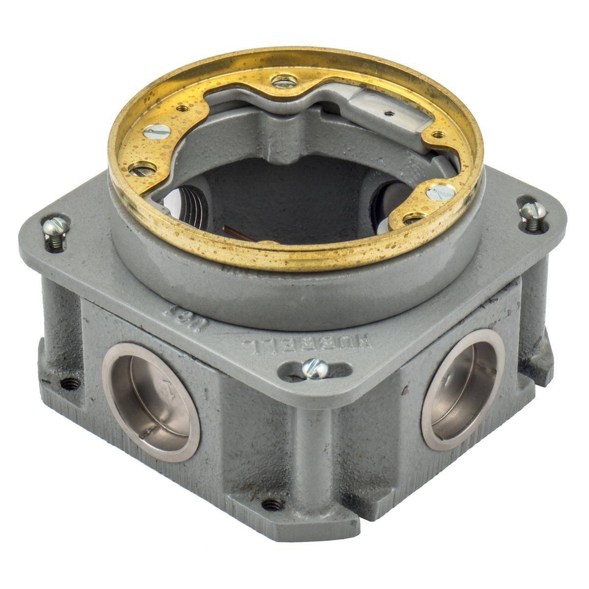 その他 BB house PREMISE WIRING B2536 Fully Adjustable Floor Box, Cast Iron