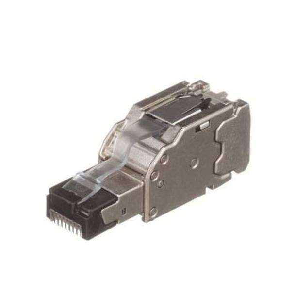 Panduit® PanNet® IndustrialNet™ TX6A™ Mini-Com® FPS6X88MTG Cat 6A Shielded 2-Piece Field Terminable Plug With Wire Cap, RJ-45 Conductor