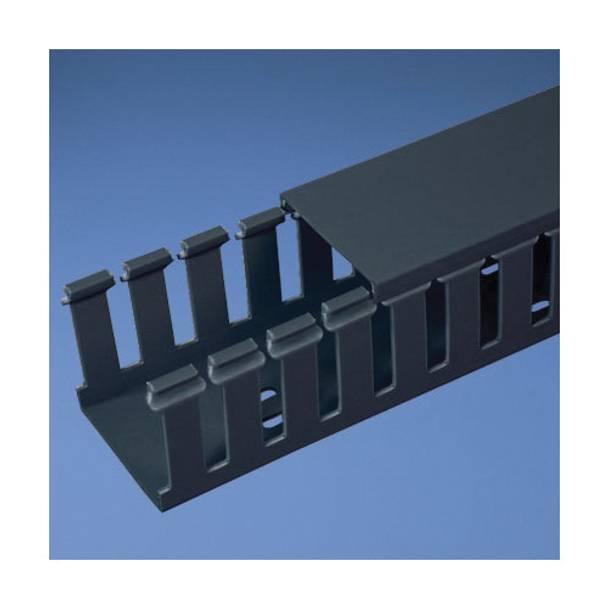 Panduit® Panduct® G4X3LG6 Type G Base Wiring Duct, 0.31 in Wide Slot Slot, 4-1/4 in W x 3.12 in D, PVC