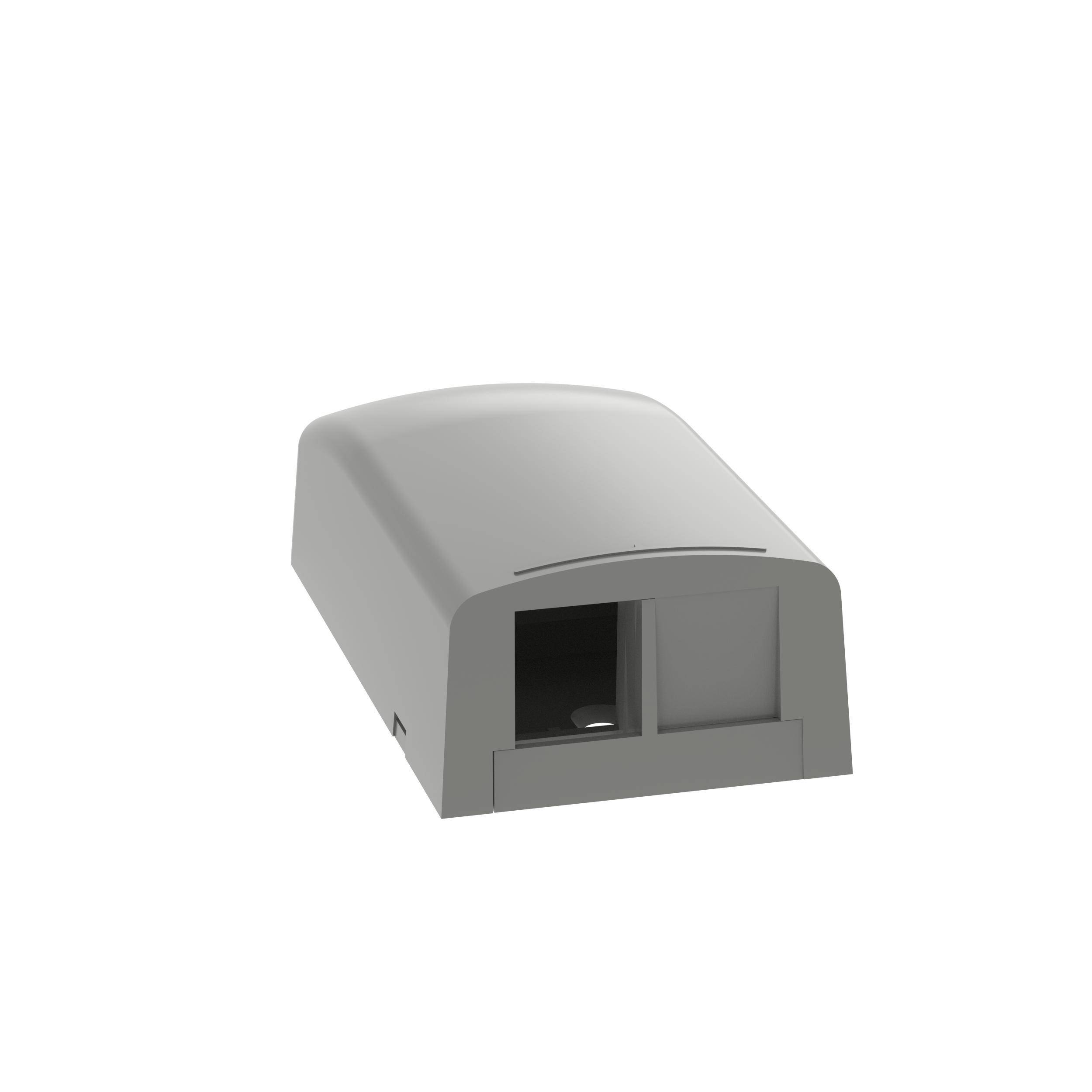 Panduit® NetKey™ NK2BXIG-A 2-Port Elongated Surface Mount Box, Keystone ...