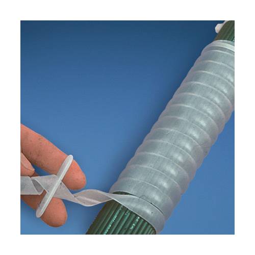 Panduit® T50T-Q Reusable Reverse Cut Spiral Wrap, 1/2 in OD Dia x 25 ft L x 0.03 in THK, PTFE, Natural