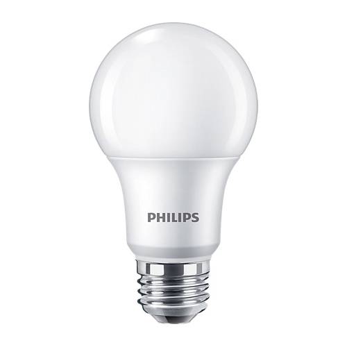 Philips 550434 CorePro LED Lamp, 8.8 W, 60 W Incandescent Equivalent, E26 Medium Single Contact A19 LED Lamp, 800 Lumens