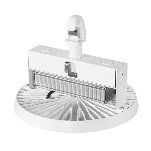 RAB HAYBAY180/D10/LCSR High Bay Fixture With 0 to 10 VDC Dimming Driver, Lightcloud® Sensor for Reflector, LED Lamp, 185 W Fixture, 120/208/240/277 VAC, Powder Coated Housing