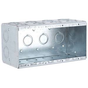 4-Gang 24-KO, 89.8 Cu Inch, Hubbell Incorporated 698 Masonry Box