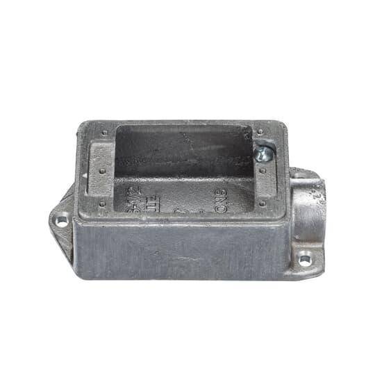 Iberville® CIFS-1G-1 Type FS Shallow Weatherproof Device Box, Cast ...