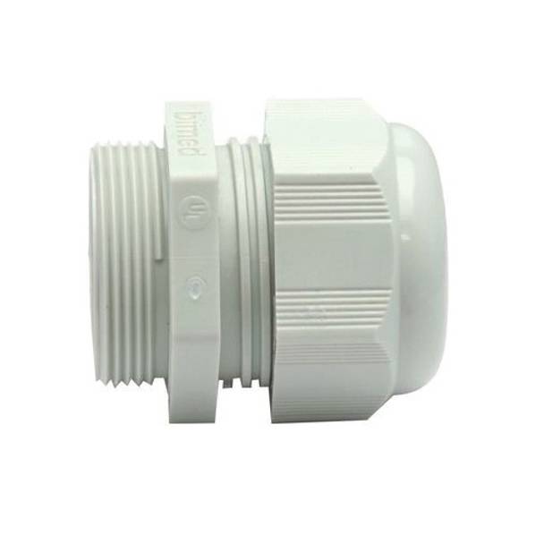 Remke Tuff-Seal™ RD40MA-GY Dome Cap Non-Metallic Straight Cable Gland, M40 Trade, 0.86 to 1.26 in Cable Openings, Polyamide