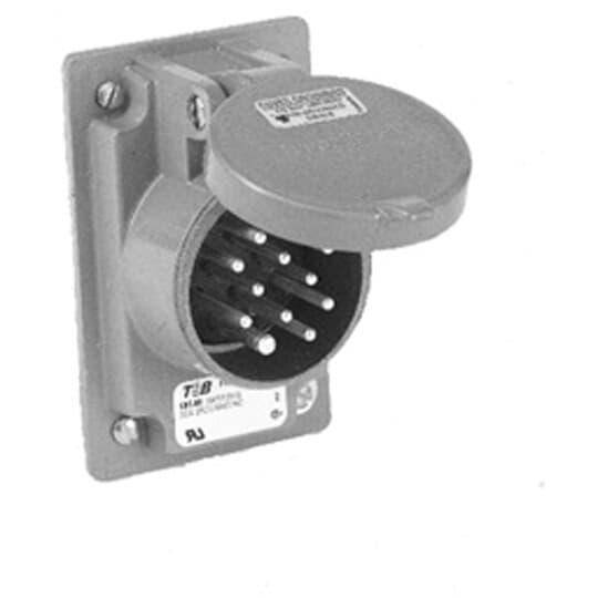 Russellstoll® SKRR4G Type SK Multi-Pin Reverse Service Male Receptacle ...
