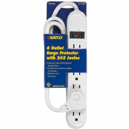 Satco Products Inc. 91-220 Surge Protection Outlet Strip