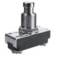 125/250 VAC, 10/15 A, Selecta Products Inc. SS228-BG Pushbutton Switch