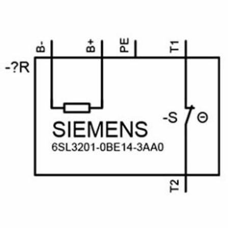 Siemens AG 6SL32010BE143AA0 Power Module Braking Resistor