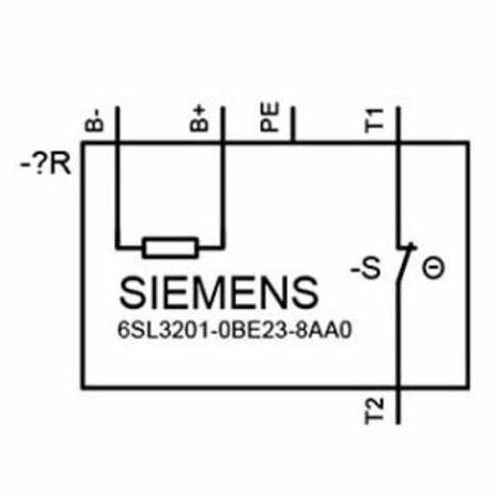 Siemens AG 6SL32010BE238AA0 Power Module Braking Resistor