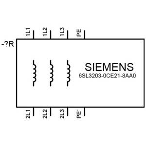 Siemens AG 6SL32030CE218AA0 AC Drive Line Enclosed Reactor