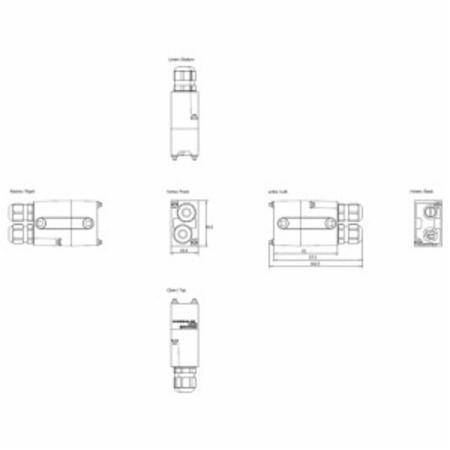 Siemens AG 6ES71946CA000AA0 SIMATIC DP, PROFINET Terminal Block