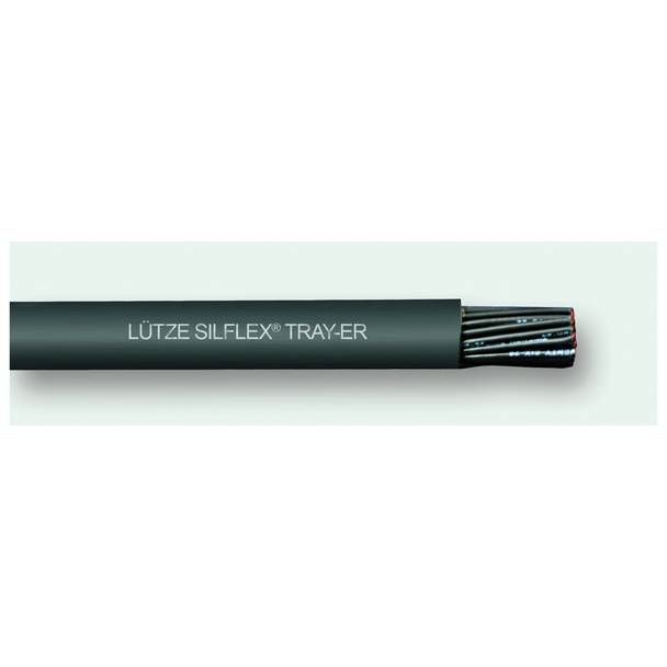 LUTZE SILFLEX® A3220804 Tray-ER Unshielded Flexible Tray Cable, 600/1000 V, (4) 8 AWG Stranded Bare Copper Conductor