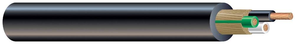 12 AWG 3-Conductor Stranded (65/30) Bare Copper Black Rubber Jacket SJOOW Portable Cord (250 Ft)