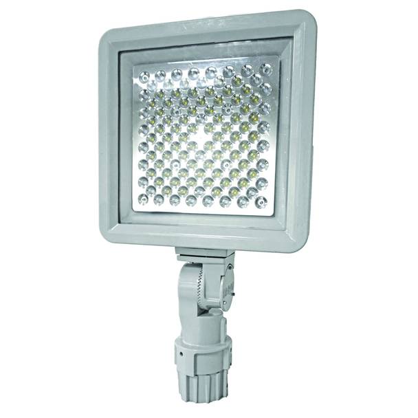 SafeSite® FLD76B5BNSNNGN Floodlight, LED Lamp, 135 W Fixture, 347 to 480 VAC, Gray Housing (Discontinued by Manufacturer)