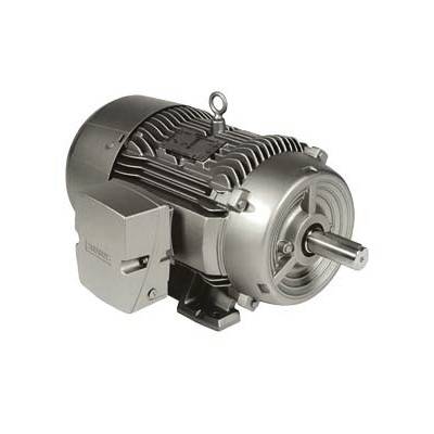 Siemens SIMOTICS 1LE23212AD214AA3 Type SD100 8-Pole Continuous-Duty NEMA Low Voltage Standard AC Motor, TEFC/IP54/IP55 Enclosure, 3 hp, 208 to 230 VAC, 460 VAC, 60 Hz, 3 Phase, 215T Frame, 900 rpm Speed, Footed Mount