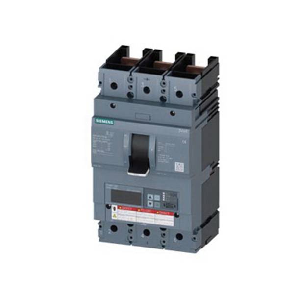Siemens Sentron™ 3VA6460-0KQ31-0AA0 Low Voltage Molded Case Circuit Breaker, 600 VAC, 600 A, 100 kA at 600 V, 200 kA at 480 V Interrupt, 3 Poles, ETU860 Electronic