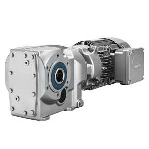 Siemens SIMOGEAR A6X30116064 3-Stage 4-Pole Geared Motor, 230/460Y VAC, 1.47 hp, 231.8 Gear Ratio, 1750 rpm Rated/7.549 rpm Output Max, 1600 N-m Torque