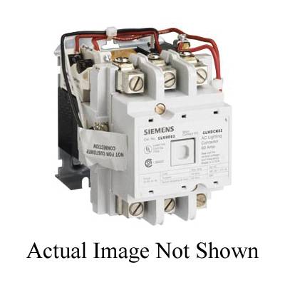 Siemens CLM0D02240 Class CLM Mechanically/Magnetically Held Lighting Contactor, 240 VAC Coil, 60 A, 0NC-2NO Contact, 2 Poles