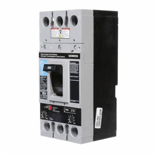 Siemens Sentron™ FXD62B200 Type FXD6 Low Voltage Molded Case Circuit Breaker, 600 VAC, 200 A, 22 kA Interrupt, 2 Poles, Thermal/Magnetic Trip