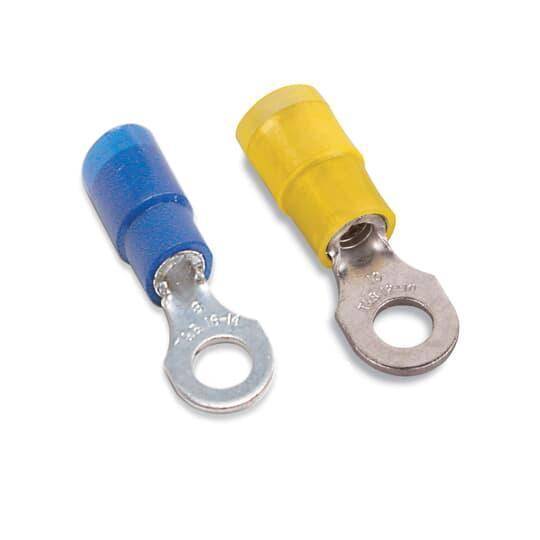 Sta-Kon® RC864 RC Series Expanded Insulated Ring Terminal, 12 to 10 AWG ...