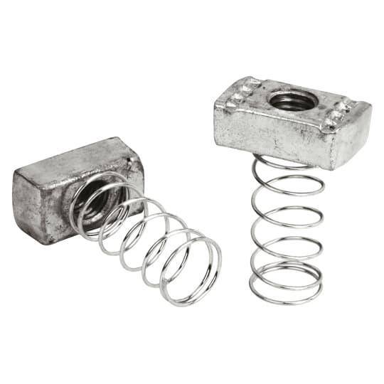 Kindorf® B-911-1/2-SN1 Channel Stud Nut, 1/2-13 Thread, 5/16 in THK, For Use With 1-1/2 in Deep Channel, Steel